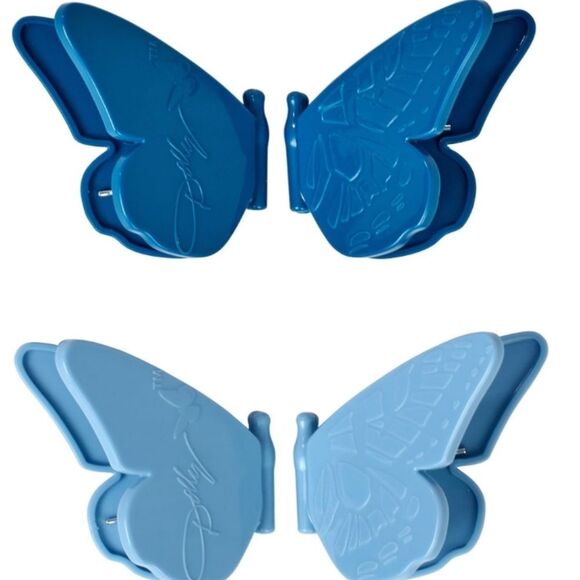 Dolly Parton Set Of 4 Butterfly Bag Clips- Blue - Picture 4 of 8